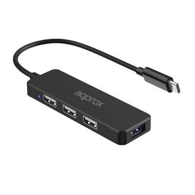 Approx Hub Usb Tipo C 3usb 20 1puerto Usb 30